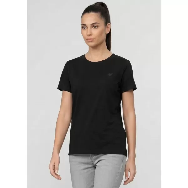  Tricou pentru femei 4F WAW25TTSHF2350 NEGRU ADÂNC 
