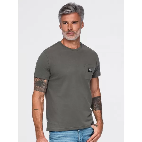  Tricou pentru bărbați OMBRE OM-TSCT-0305 GRAFIT 