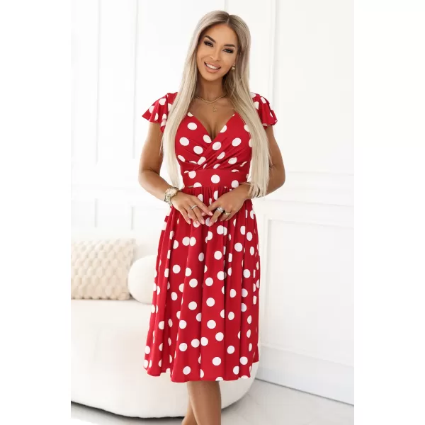  Rochie NUMOCO MATILDE 425-15 VISINIU CU BULINE 