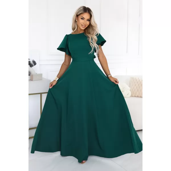  Rochie NUMOCO 694-5 VERDE STICLA 