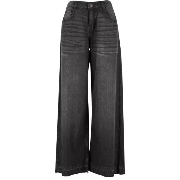  Pantaloni de dama URBAN CLASSICS TB7712 NEGRU SPALAT 