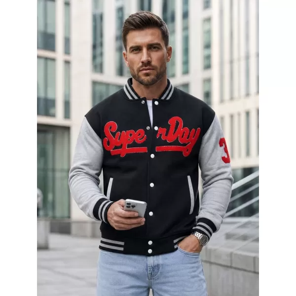  Hanorac pentru bărbați DSTREET BX5444 NEGRU 