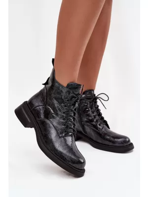 Botine de dama D&A LZ52-954 ALBASTRU
