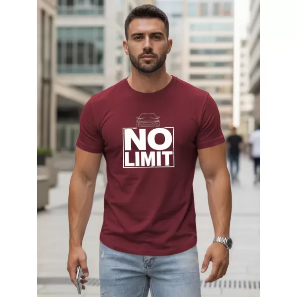  Tricou pentru bărbați DSTREET NX0129R-BU BURGUNDIA 