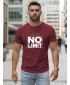 Tricou pentru bărbați DSTREET NX0129R-BU BURGUNDIA