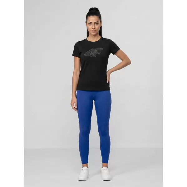  Tricou pentru femei 4F WMM00TTSHF3309 NEGRU ADÂNC 