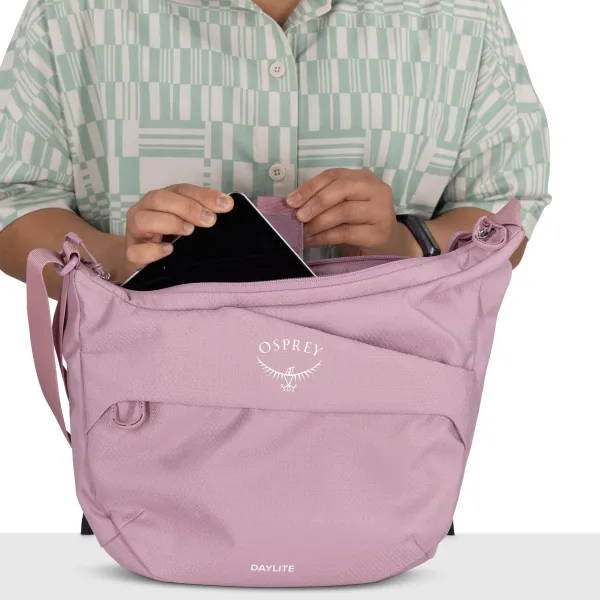  Geantă crossbody OSPREY DAYLITE CROSSBODY POUCH IRIS PINK 