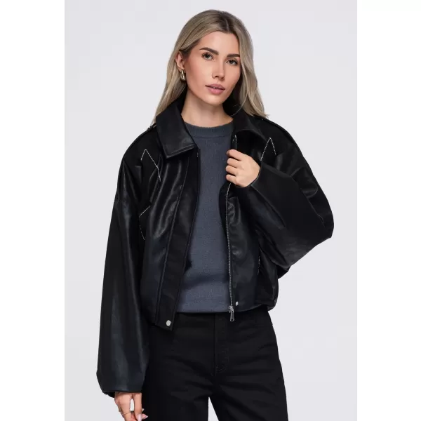  Geaca de dama OMBRE OW-JT-E0004 NEGRU 