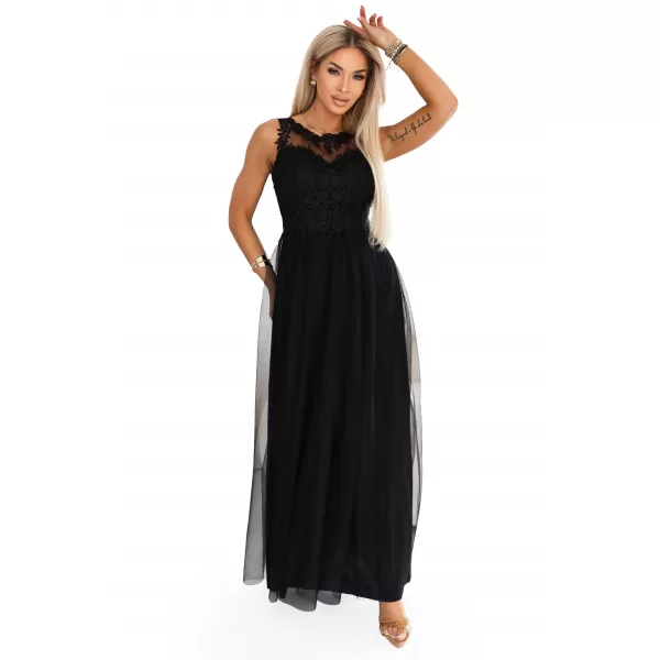  Rochie NUMOCO 672-4 NEGRU 