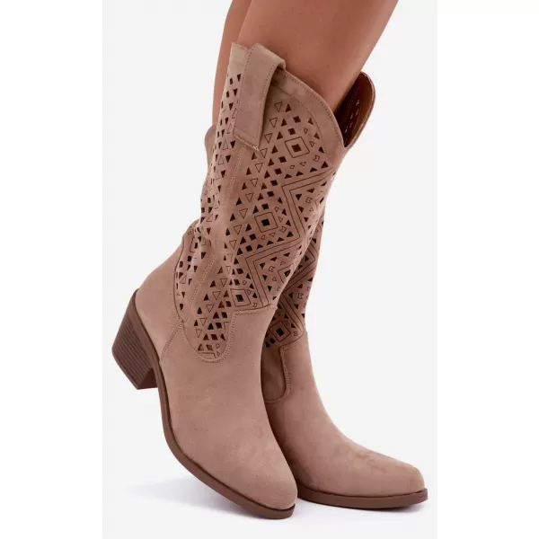  Cizme de dama S.BARSKI HY62-8126 BEJ 