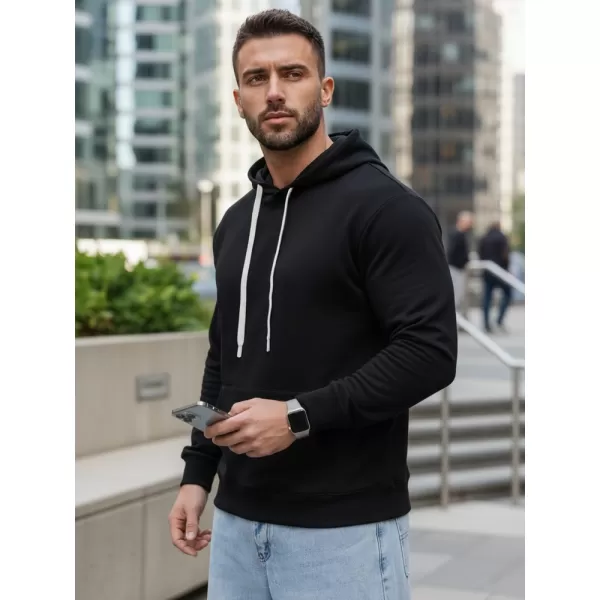  Hanorac pentru bărbați DSTREET BX5952 NEGRU 