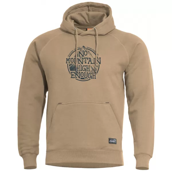  Hanorac pentru bărbați PENTAGON PHAETON HOOD SWEATER NO MOUNTAIN K09021-NM MARO CAFENIU 