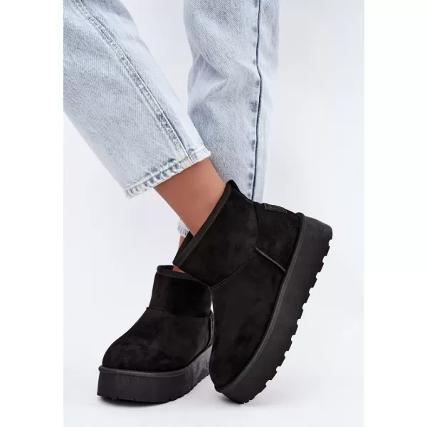  Oameni de zăpadă pentru femei BIG STAR SHOES UU274222 NEGRU 