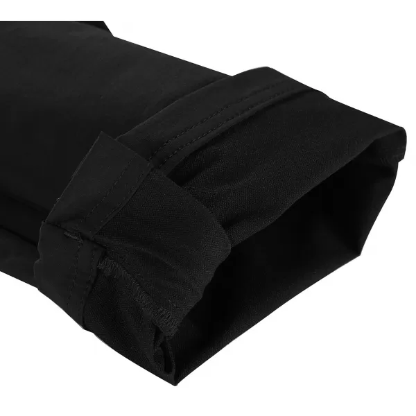  Pantaloni softshell dama ALPINE PRO AKANA 3 NEGRU 