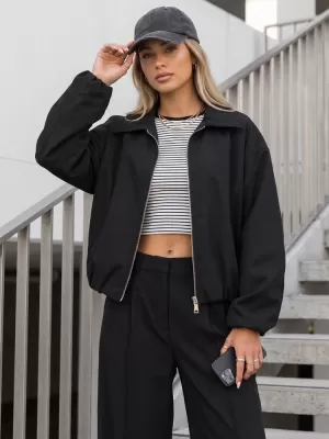 Geaca de dama DSTREET TY5958 NEGRU