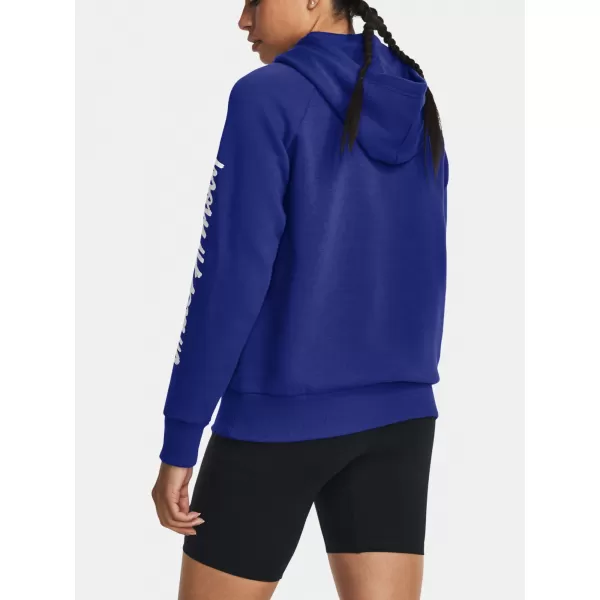  Hanorac de dama UNDER ARMOUR UA RIVAL FLEECE GRAPHIC HDY 1379609-400 ALBASTRU 