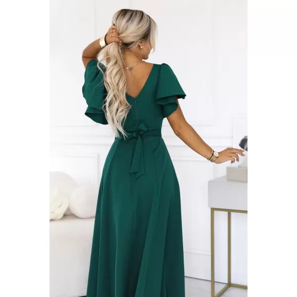  Rochie NUMOCO 694-5 VERDE STICLA 