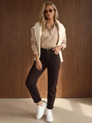 Pantaloni de dama DSTREET UY3236 MARO