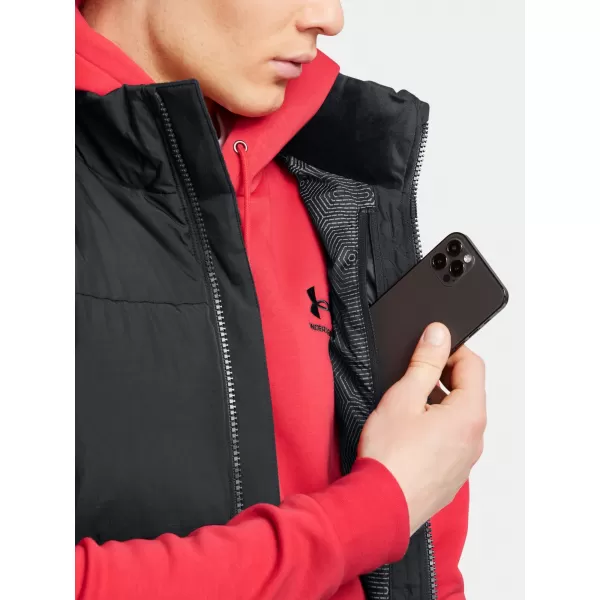  Vesta pentru bărbați UNDER ARMOUR LIMITLESS DOWN VEST 1384642-001 NEGRU 