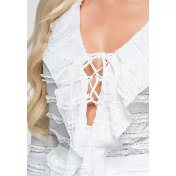  Bluza de dama OMBRE OW-TS-E0067 ALB 