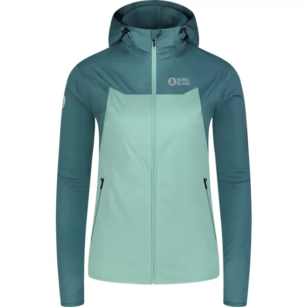  Jachetă softshell pentru femei NORDBLANC OUTLAND NBSSL8324 VERDE/GRI 