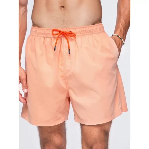  Pantaloni scurți pentru bărbați OMBRE OM-SRSS-0216 PORTOCALIU PASTEL 