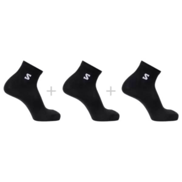  Șosete SALOMON EVERYDAY LITE QUARTER 3-PACK LC2911700 NEGRU 