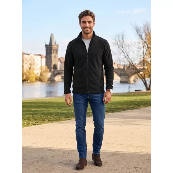  Hanorac pentru bărbați din fleece ALPINE PRO SIUS 4 NEGRU 