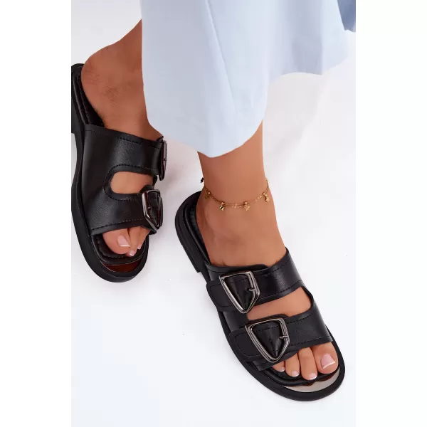  Papuci de damă VINCEZA 62304 NEGRU 