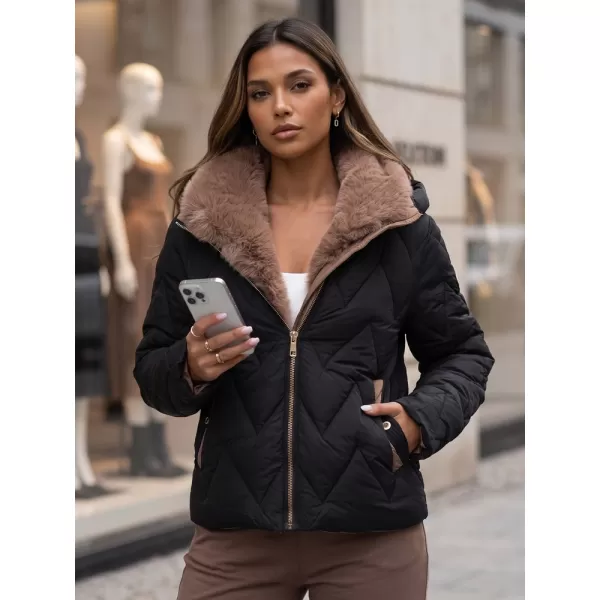  Geaca de dama DSTREET TY6083 NEGRU 