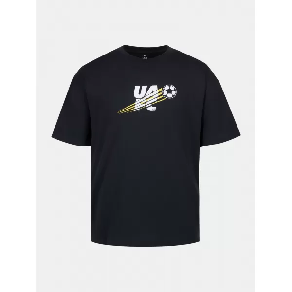  Tricou pentru bărbați UNDER ARMOUR M GFB MULTI COLOR HWT SS 6010362-001 NEGRU 