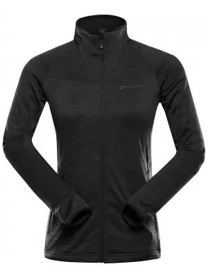 Hanorac de damă cu uscare rapidă ALPINE PRO ONNECA 4 NEGRU