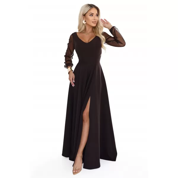 Rochie NUMOCO 640-8 MARO CIOCOLATA 