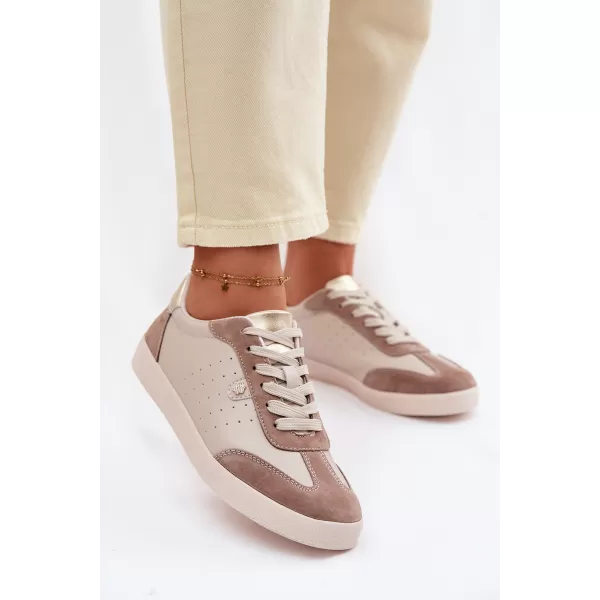  Adidași de damă S.BARSKI LR61-7091 BEJ 
