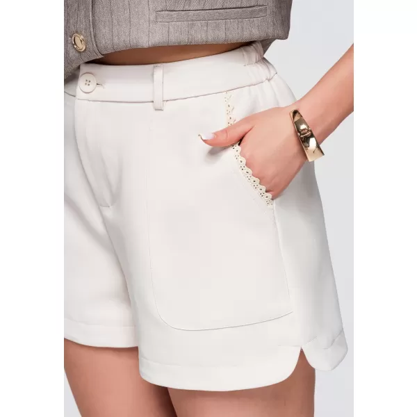  Pantaloni scurți de damă OMBRE OW-ST-E0009 BEJ 