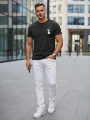 Tricou pentru bărbați DSTREET NX5104R-BK NEGRU