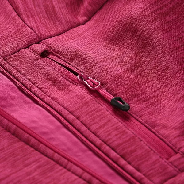  Hanorac de dama ALPINE PRO ONNECA 3 ROȘU FUCSIA 