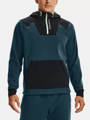 Hanorac pentru bărbați UNDER ARMOUR UA RUSH FLEECE HOODIE 1366177-413 ALBASTRU