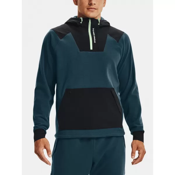  Hanorac pentru bărbați UNDER ARMOUR UA RUSH FLEECE HOODIE 1366177-413 ALBASTRU 