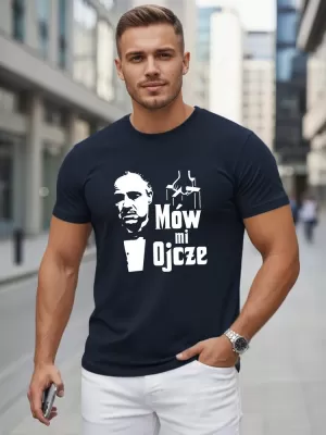 Tricou pentru bărbați DSTREET NX5145R-NY ALBASTRU ÎNCHIS