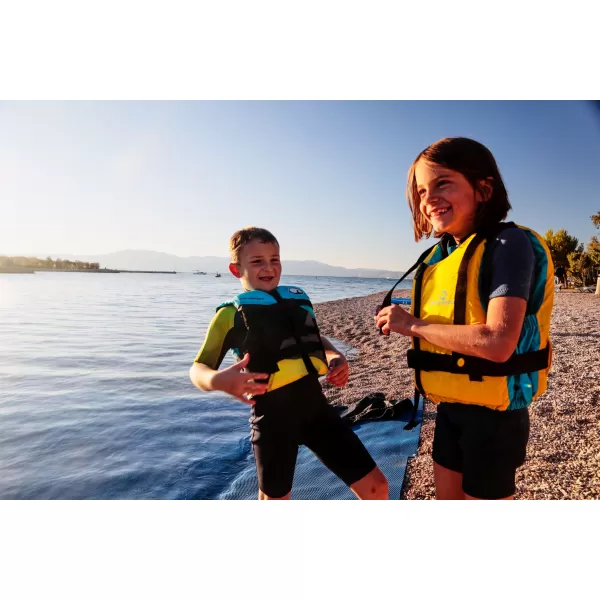  Vestă de înot SPINERA SUP/kajak junior GALBEN 