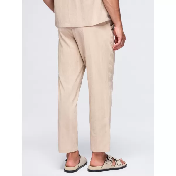  Pantaloni pentru bărbați OMBRE OM-PACP-0312 DE CULOAREA CAFELEI 