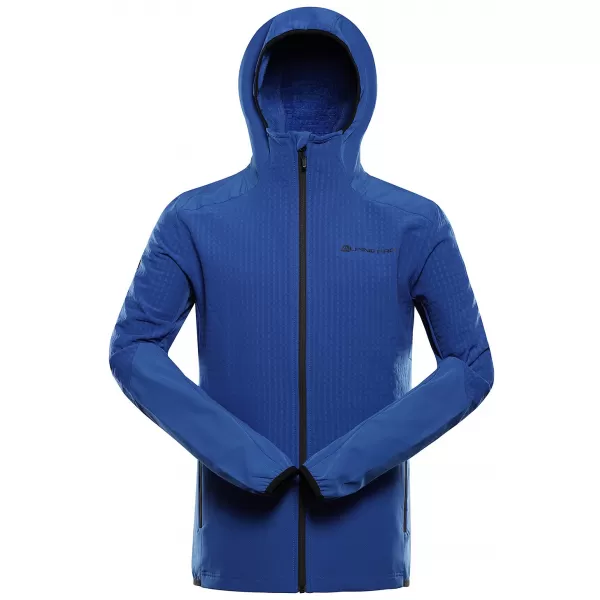  Hanorac cald pentru bărbați ALPINE PRO HURAM ALBASTRU CLASIC 