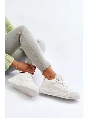 Adidași de damă BIG STAR SHOES NN274667 ALB