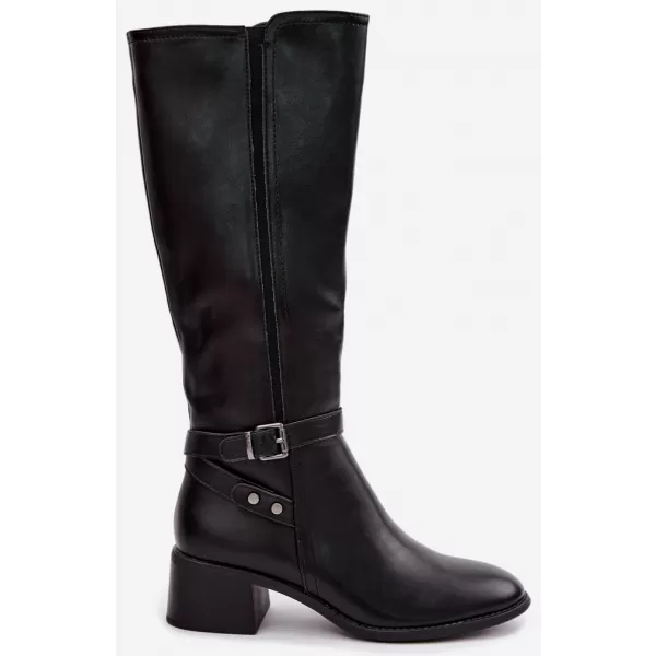  Cizme de dama SERGIO LEONE KZ-07 NEGRU 