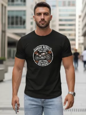 Tricou pentru bărbați DSTREET NX5007R-BK NEGRU
