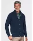 Cardigan pentru bărbați OMBRE OM-SWCD-0200 ALBASTRU MARIN