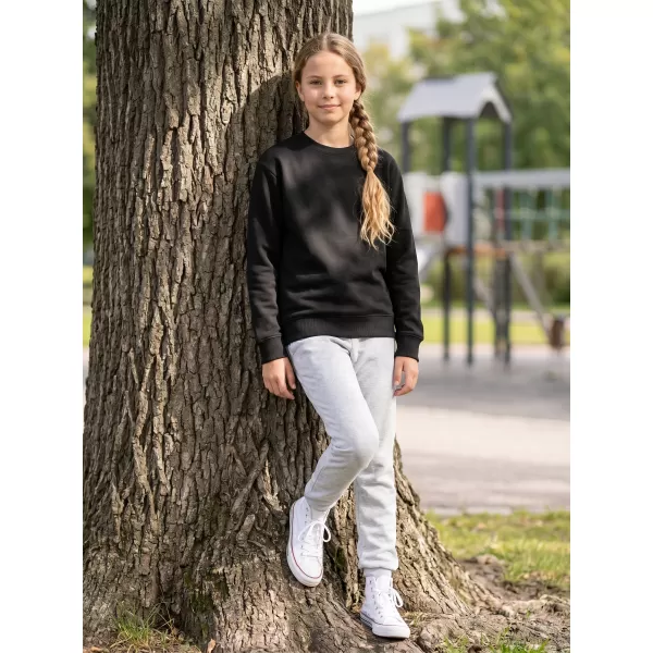  Hanorac pentru copii MALFINI CREW 427 NEGRU 