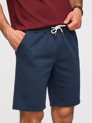 Pantaloni scurți pentru bărbați OMBRE OM-SRSK-0124 ALBASTRU MARIN