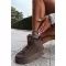 Pantofi de dama BIG STAR SHOES UU274168 UMBRE MARO/BEJ
